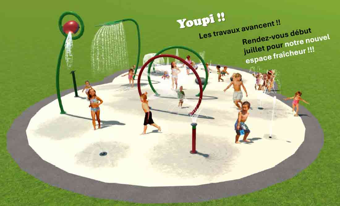 pataugeoire camping isere